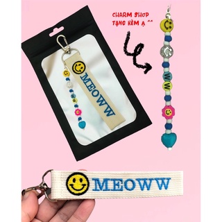 Nametag, móc khoá thêu tên theo yêu cầu