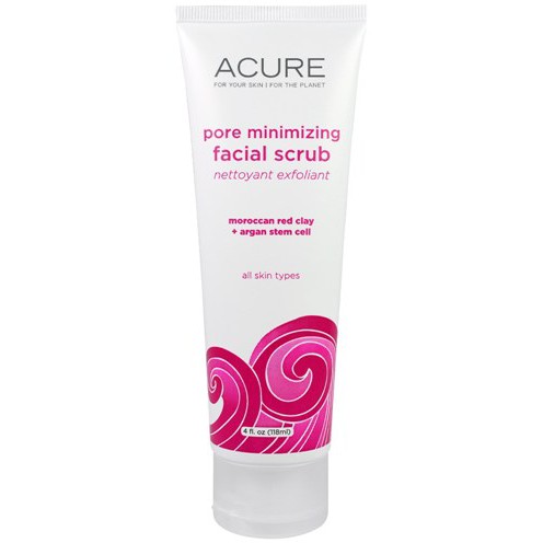Tẩy tế bào chết đất sét đỏ chống lão hóa Acure Organics Acure Radically Rejuvenating Facial Scrub 4oz [Meoheo]