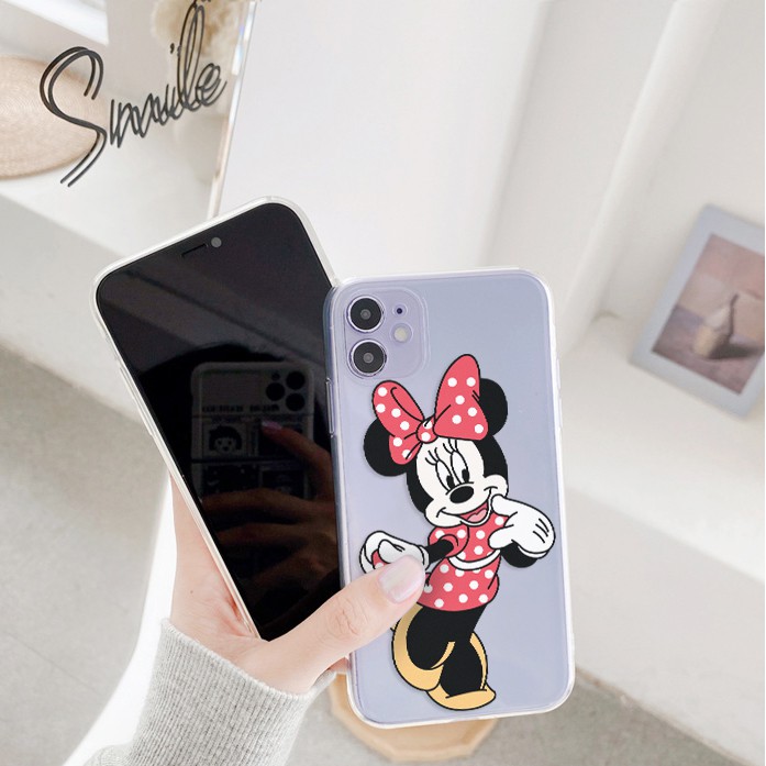 Ốp iphone silicon trong dẻo Couple Disneyy dành cho ip 6 đến 14promax - t11