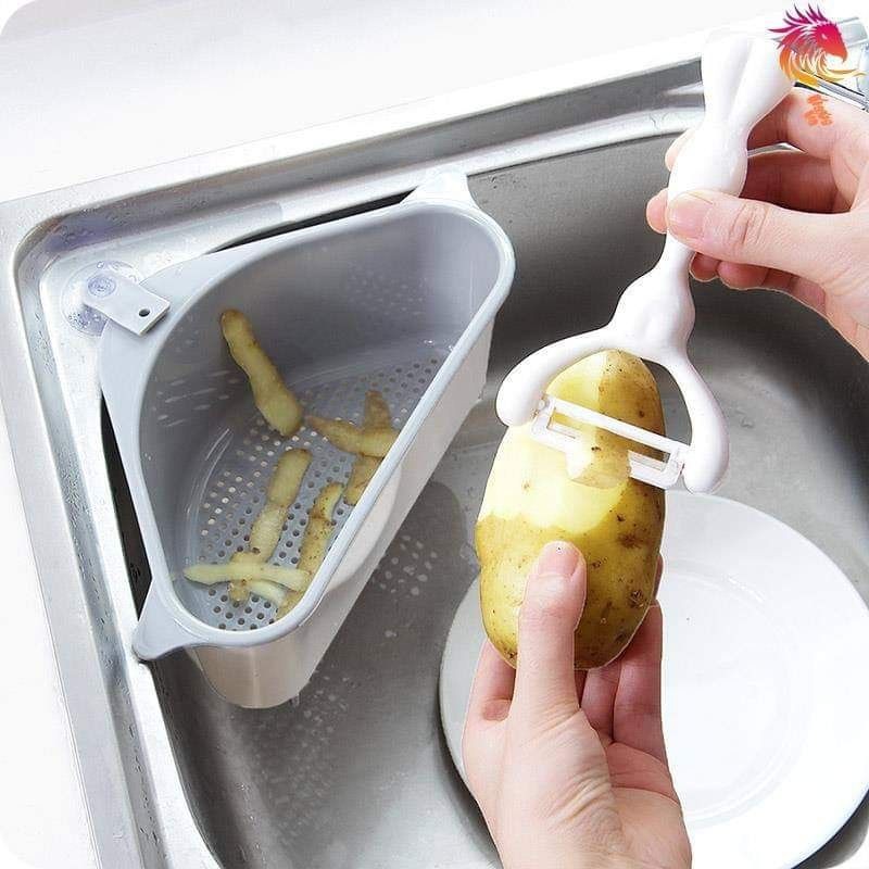 Rổ Nhựa Tam Giác, Kệ Góc Tam Giác Gắn Bồn Rửa Chén Đựng Đồ Tiện Lợi | BigBuy360 - bigbuy360.vn