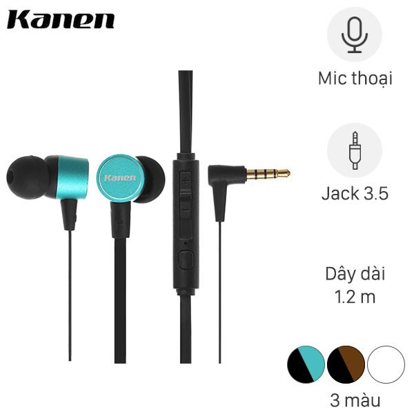 Tai nghe EP Kanen IP-225 nghe êm tai lắm ạ.