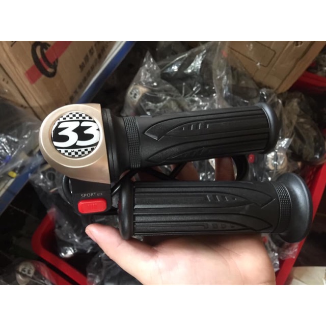 Tay ga xe đạp điện, xe máy điện 133s, H