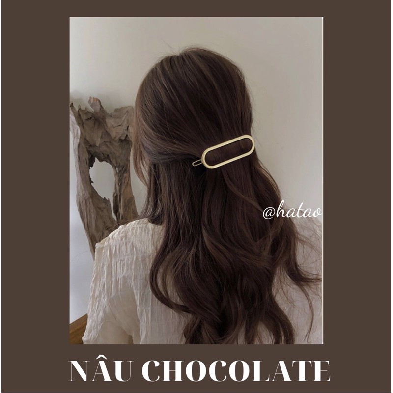 Thuốc nhuộm tóc màu Nâu Chocolate(không tẩy) kèm trợ nhuộm 100ml