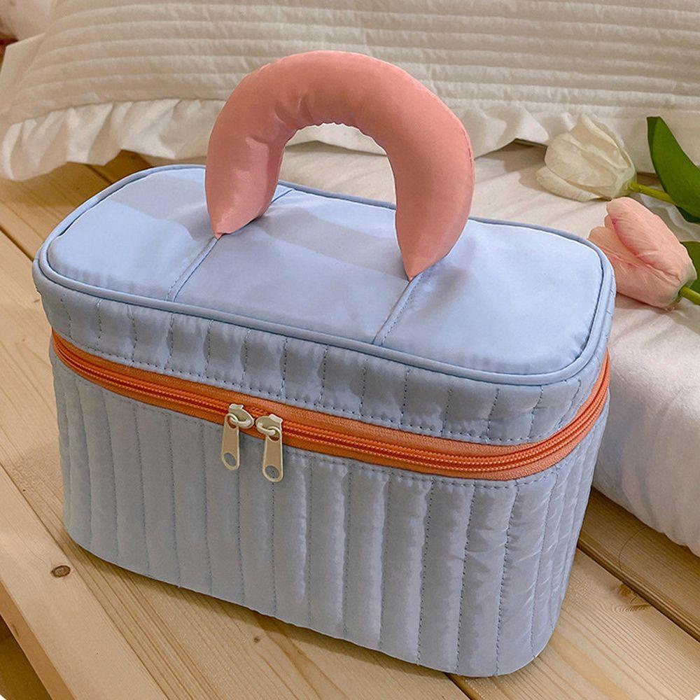 SOMEDAYZL Túi Đựng Mỹ Phẩm Du Lịch Bằng Nylon Màu Tương Phản Thời Trang Cho Nam Và Nữ