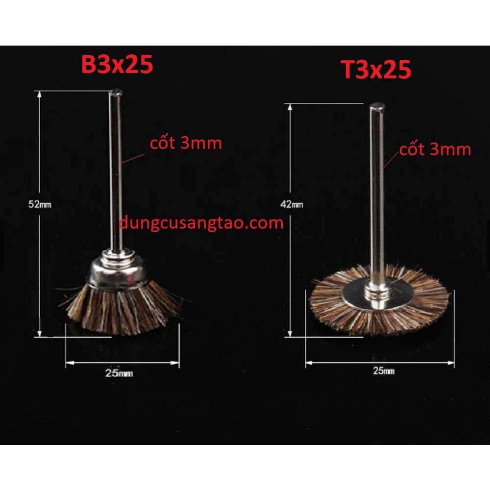 Chổi đánh bóng, chổi đánh ri, chổi lông ngựa mini