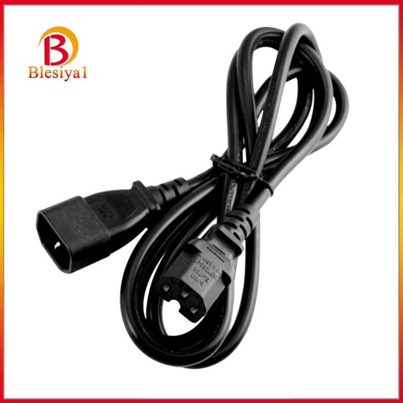 [BLESIYA1] 10A IEC 320 C14 to C15 AC Power Extension Cord IEC320 for Computer PDU UPS