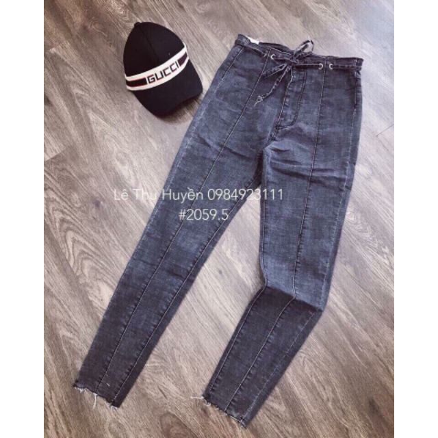 QUẦN JEAN NỮ LƯNG CAO CHẤT XỊN KIỂU CỘT NƠ SIÊU HOT 33ED | BigBuy360 - bigbuy360.vn