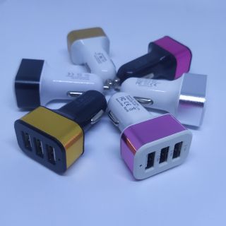 Tẩu sạc ô tô 3 cổng usb