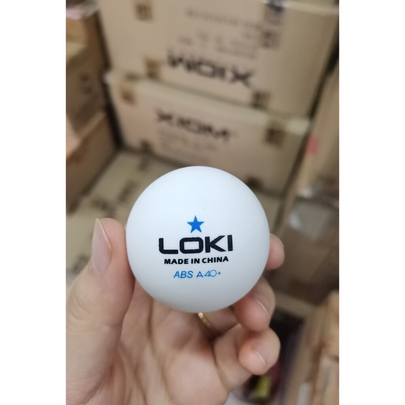 Quả Bóng Bàn Luyện Tập Loki Cao Cấp 120 quả, Bóng Cứng và Tròn Đều