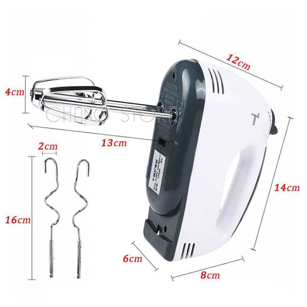 Máy đánh trứng cầm tay 7 tốc độ 4 đầu cao cấp, tiện lợi - Bảo hành 12 tháng