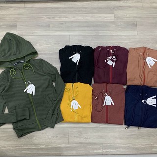 Áo khoác thun gân có mũ to hàng chuẩn xịn!