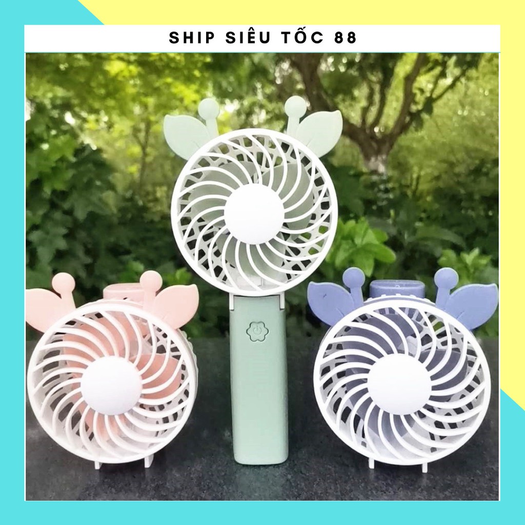 QUẠT MINI CẦM TAY GIÓ CỰC MẠNH GẤP GỌN ĐƯỢC 88116 SHIP SIÊU TỐC 88