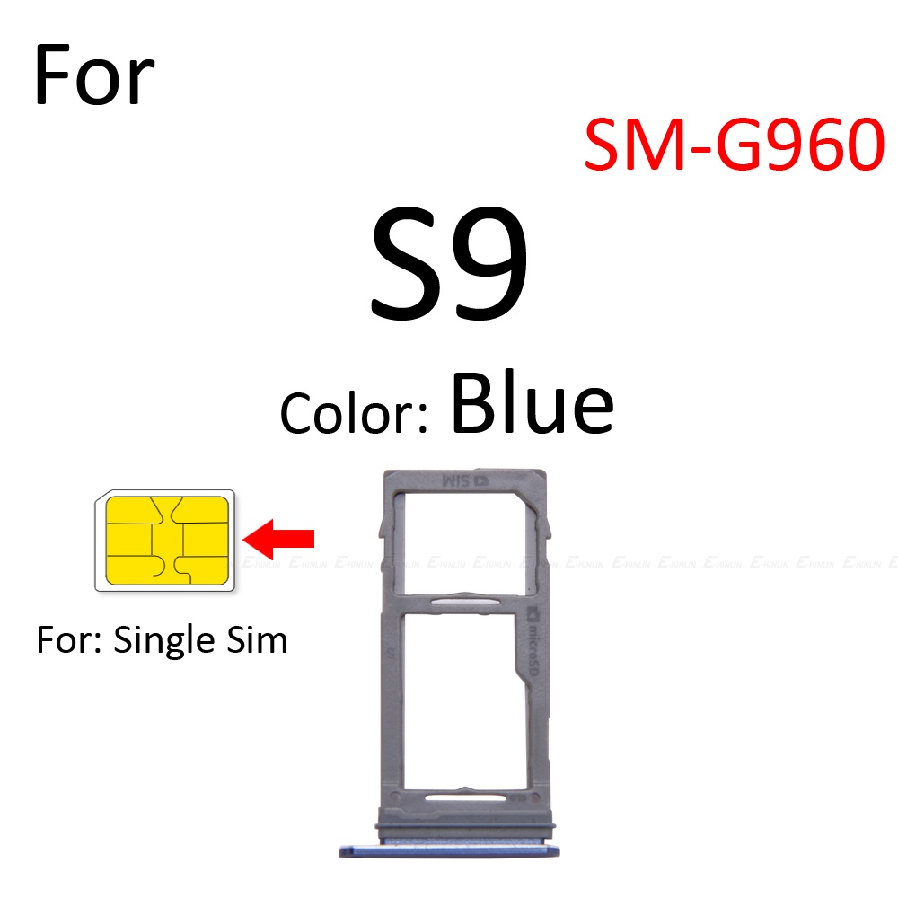 Khay Đựng Thẻ Sim Cho Samsung Galaxy S9 Plus G960 G965 Micro SD