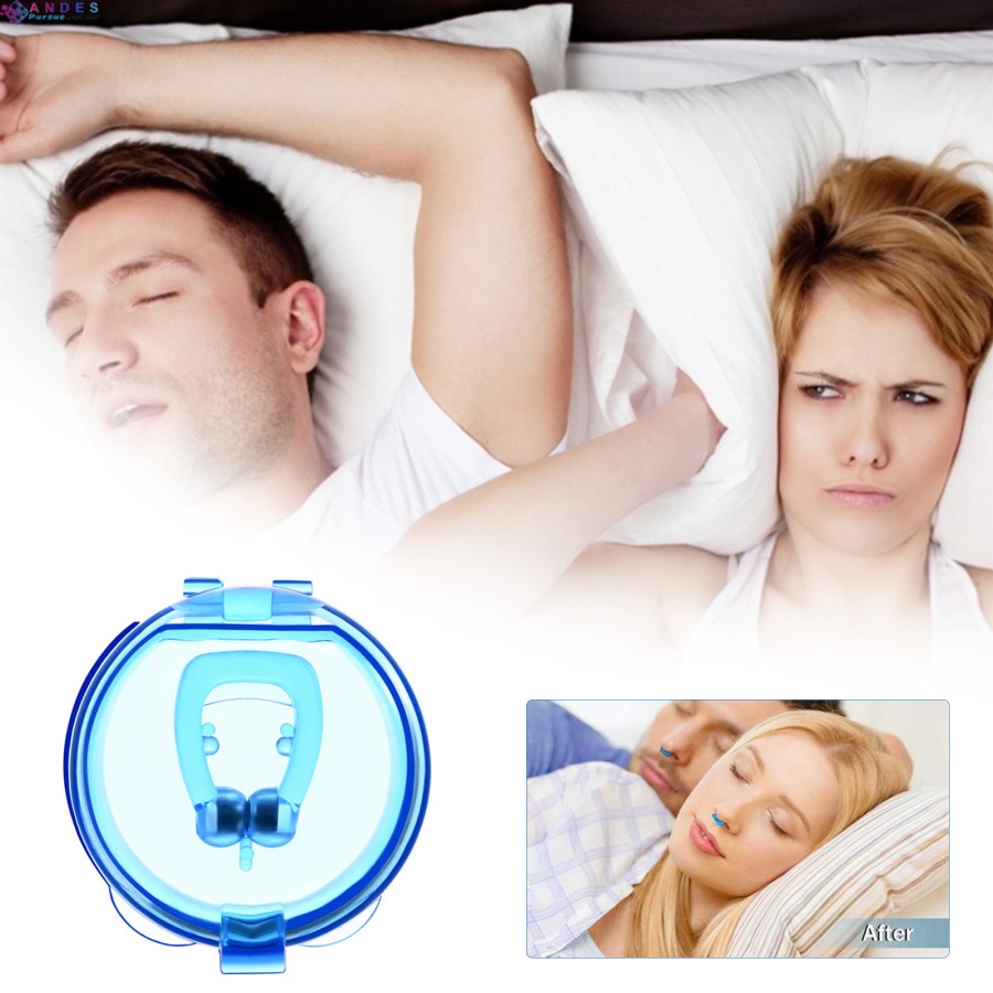 [Hàng mới về] Kẹp mũi silicon từ tính chống ngáy giải pháp hỗ trợ cho giấc ngủ
