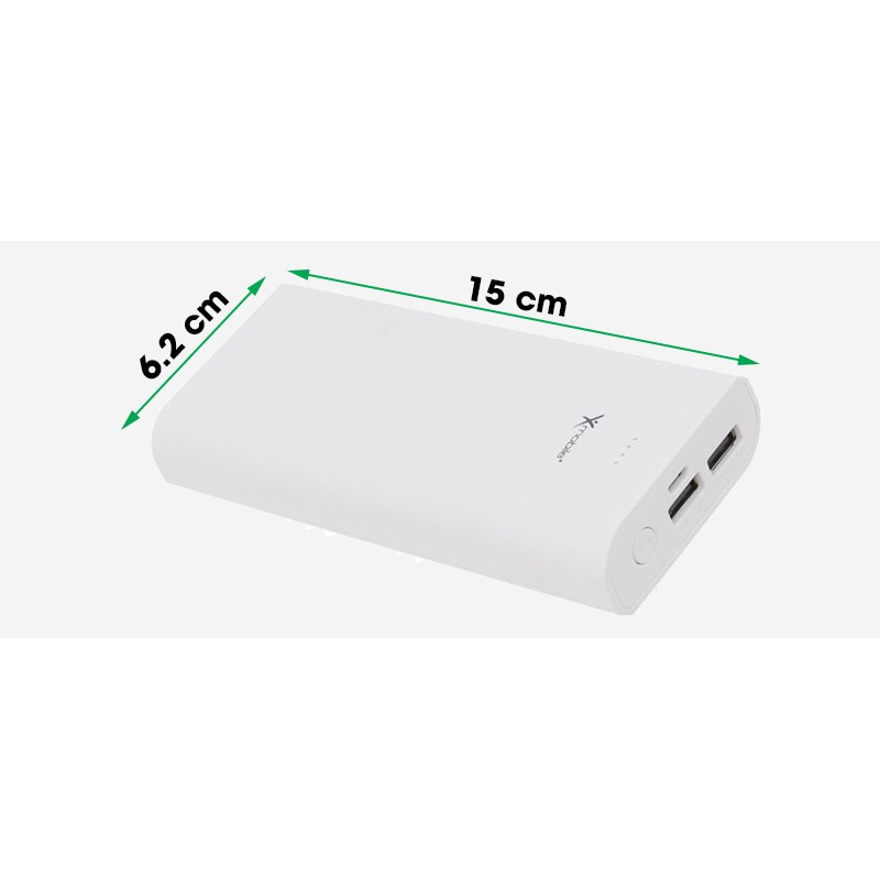 Pin sạc dự phòng 19.000 mAh Xmobile Gram 6S Trắng