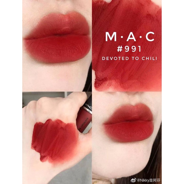 [Mã COSMS70 giảm 10% đơn 250K] Son MAC chính hãng powder kiss liquid lipcolour , son kem lì lâu trôi Lipstick 5ml