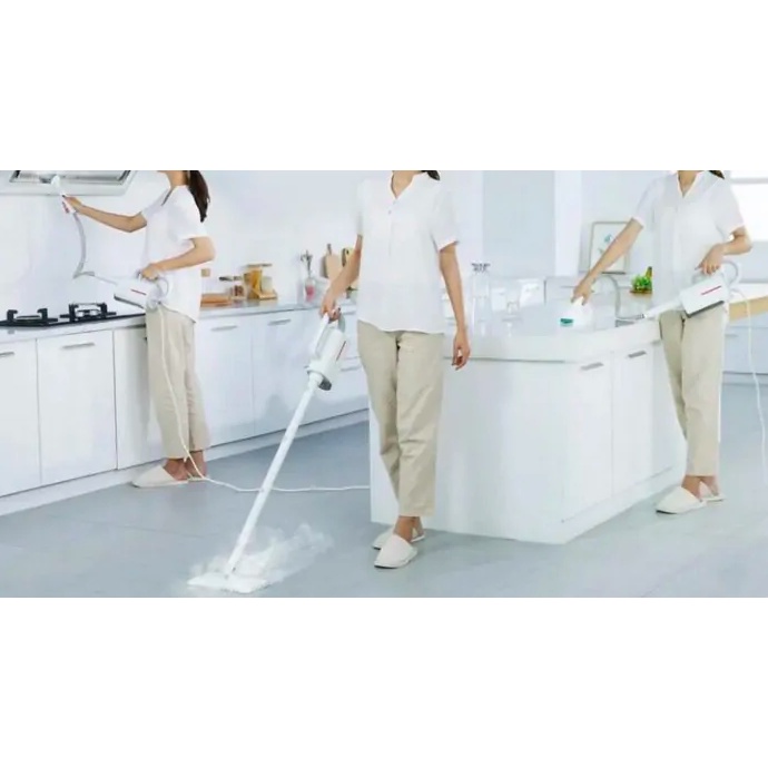 Máy Vệ Sinh Lau Nhà Cửa Hơi Nước Nóng Cầm Tay Deerma ZQ610, Chế Độ Kháng Khuẩn Cao Cấp