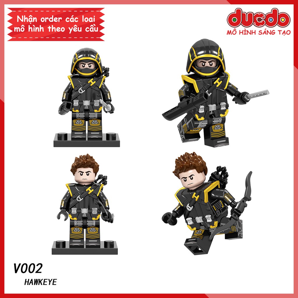 Minifigures các nhân vật End Game Thanos, Iron Man - Đồ chơi Lắp ghép Xếp hình Mô hình Mini EndGame V001 - V005