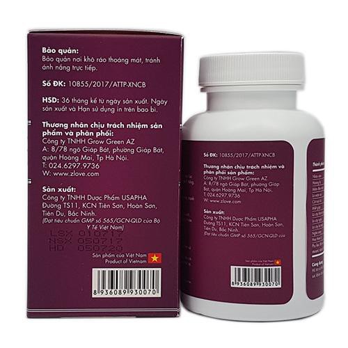 (Tặng Lactacid) Viên uống se khít và làm hồng vùng kín ZLOVE | BigBuy360 - bigbuy360.vn