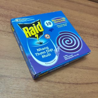 Nhang thơm trừ muỗi Raid (120g)