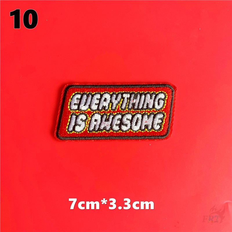 ☸ Lego - Đi thôi! Miếng Dán Ủi ☸ 1 Cái Tự May Thêu Trên Sắt Trên Huy Hiệu Miếng Vá