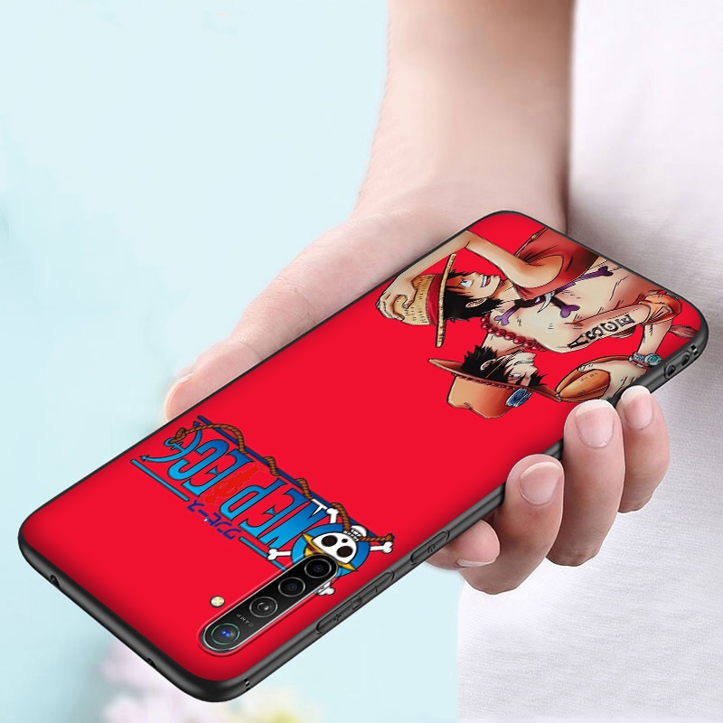 Realme 2 3 5 5i 5s 6 C2 C3 6i Q Pro TPU Soft Silicone Case Casing Cover PZ65 Comics One Piece Luffy