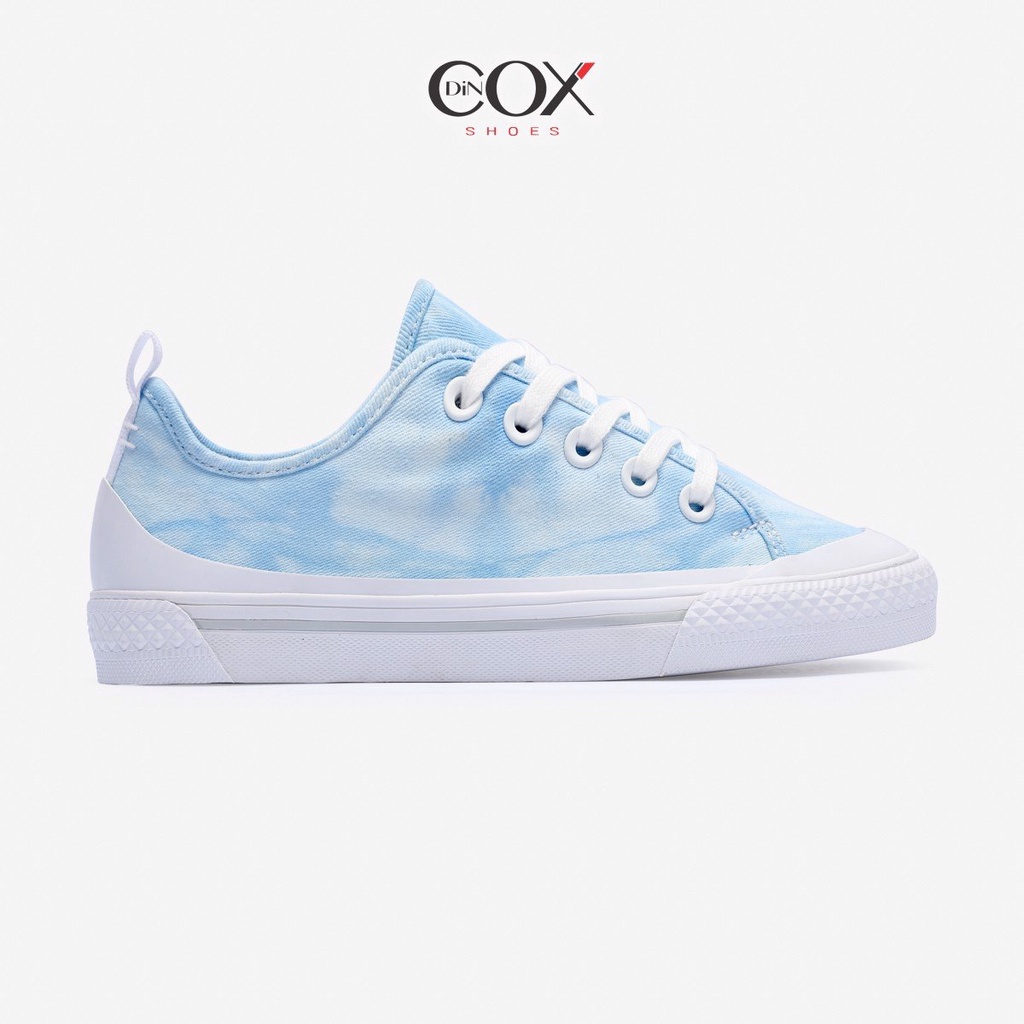 Giày Sneaker Vải Nữ DINCOX C20 BLUE TIE DYE
