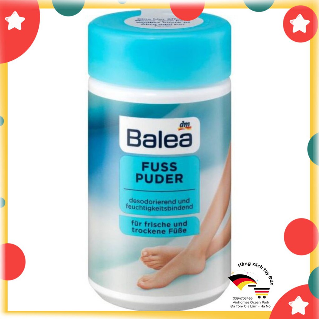 Bột Khử Mùi Hôi Chân Balea Fuss Puder, 100g 💯 Hàng đức