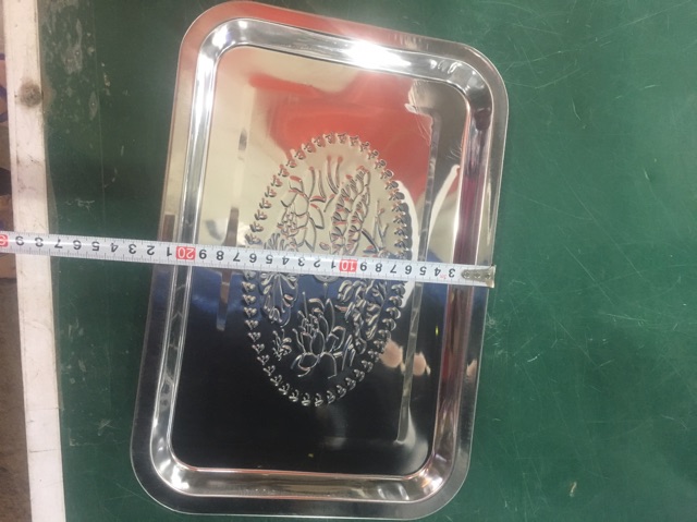 Mâm inox chữ nhật