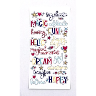 [Nhãn dán] ⚡ Sticker trang trí chữ motivation