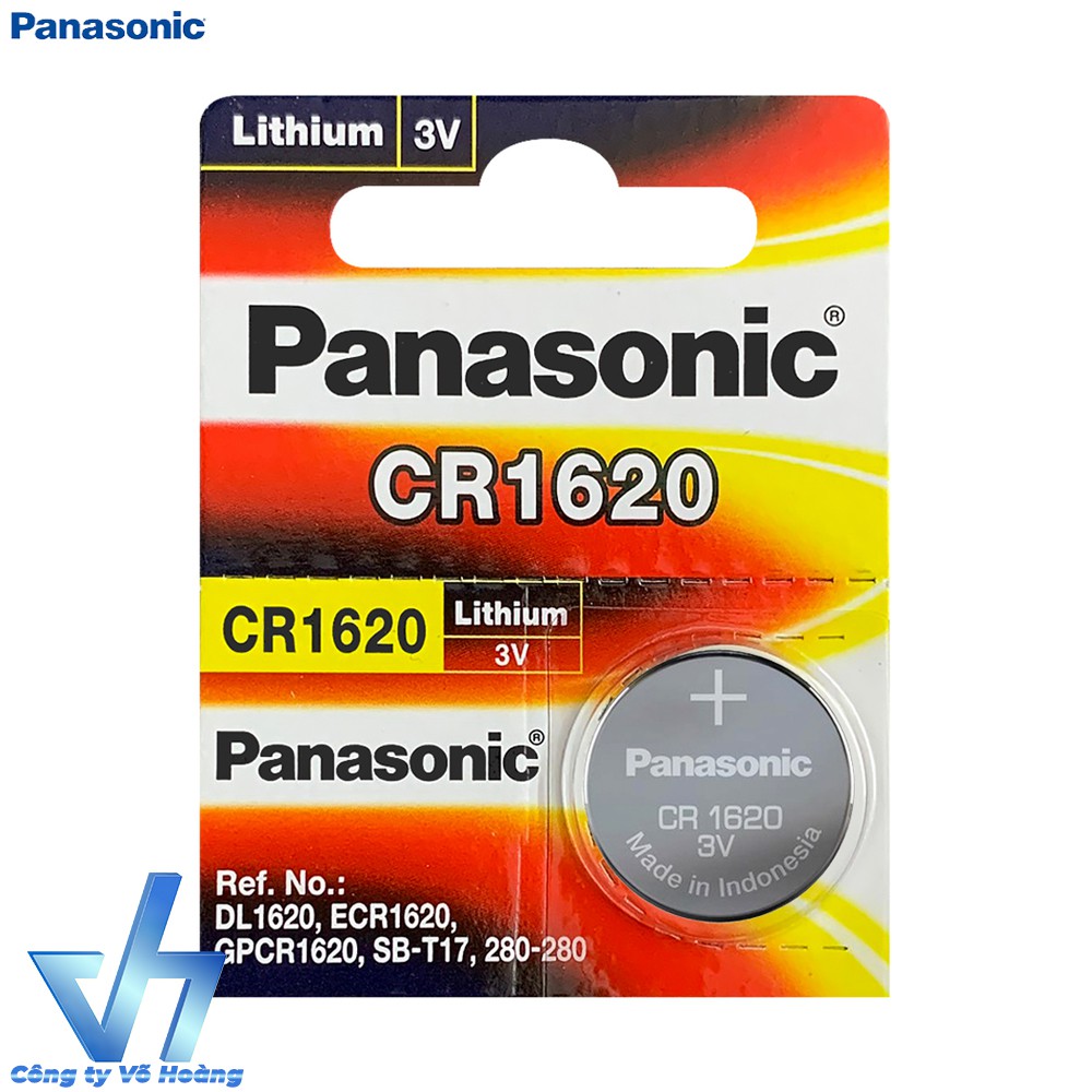 Pin Panasonic CR1620 Lithium 3V / DL1620 / ECR1620 / GPCR1620