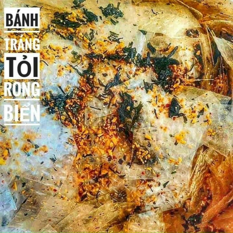 Bánh Tráng Tỏi Rong Biển  - 1Bịch,  Hàng ngon nhà làm