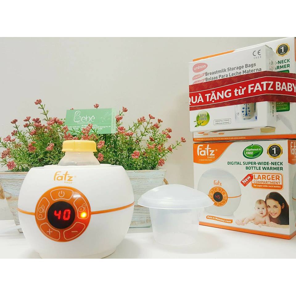 Máy hâm sữa FB3027SL và Máy hâm sữa điện tử FB3028SL FATZ BABY cho bình cổ siêu rộng