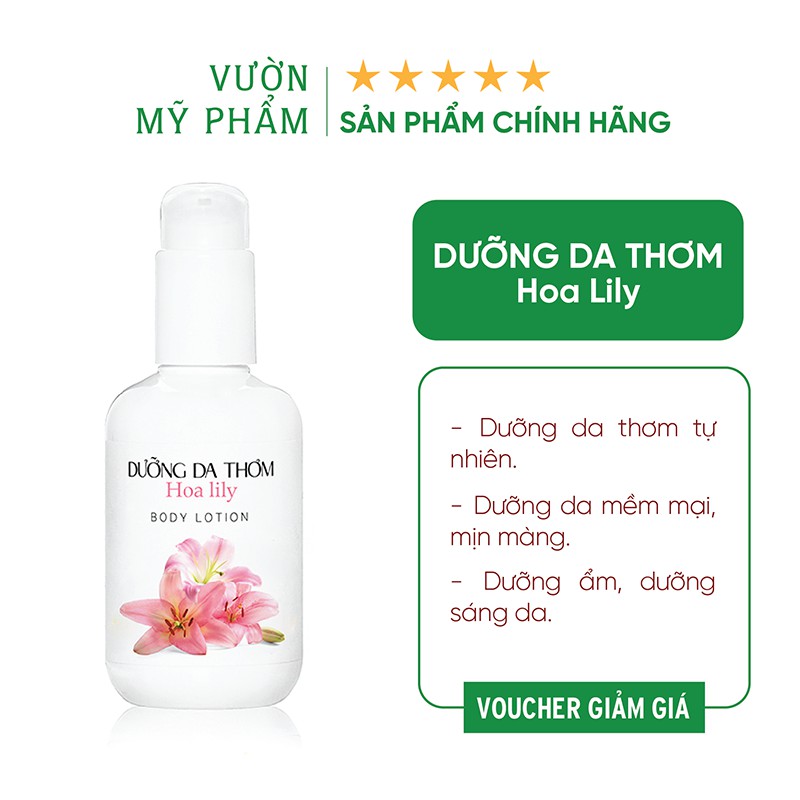 Kem dưỡng da thơm - Sữa dưỡng thể nuôi dưỡng da thơm tự nhiên