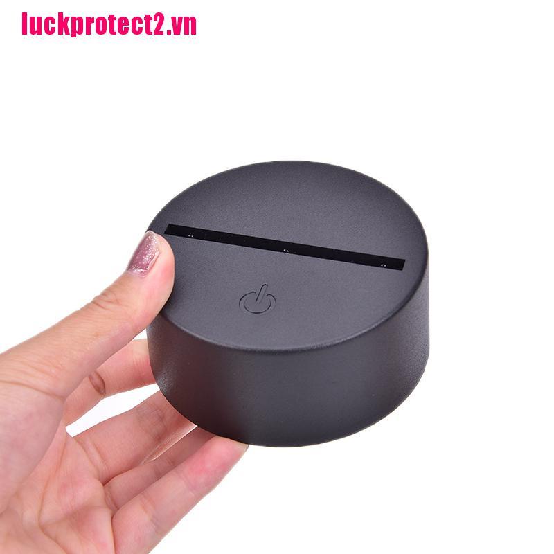 Đế Đèn LED 3D 7 Màu Sắc Có Cổng Sạc USB Chất Lượng Cao
