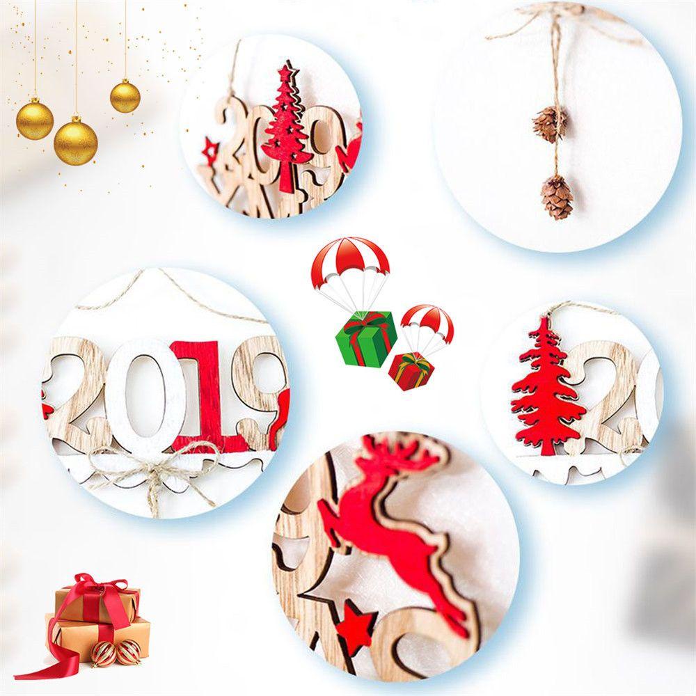 Thẻ Treo In Chữ Merry Christmas Dùng Trang Trí Nhà Cửa