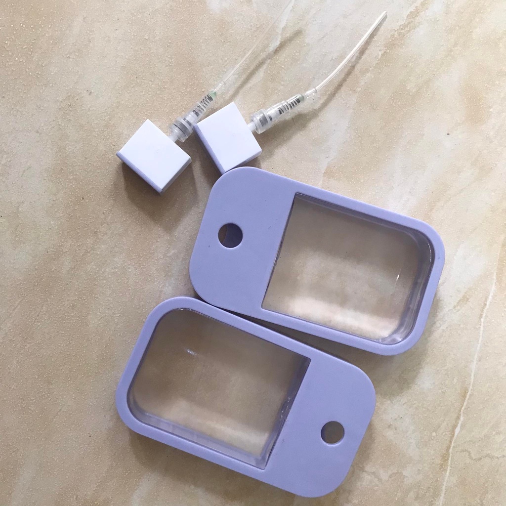 Phôi bình rửa tay 40mm màu tím nhẹ