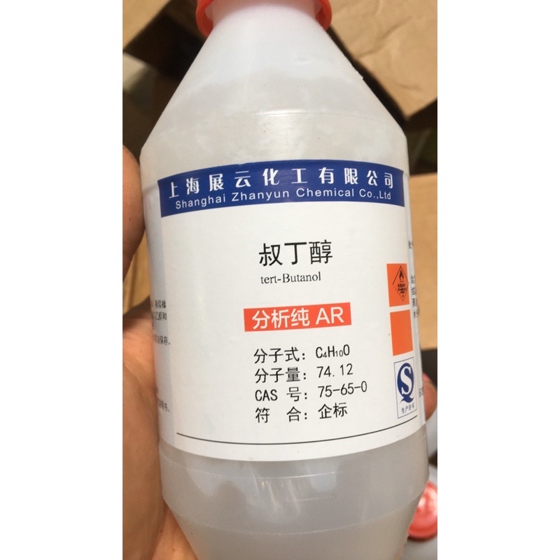 Hoá chất tert butanol chai 500ml CAS 75-65-0 tert-butanol tert-butanol