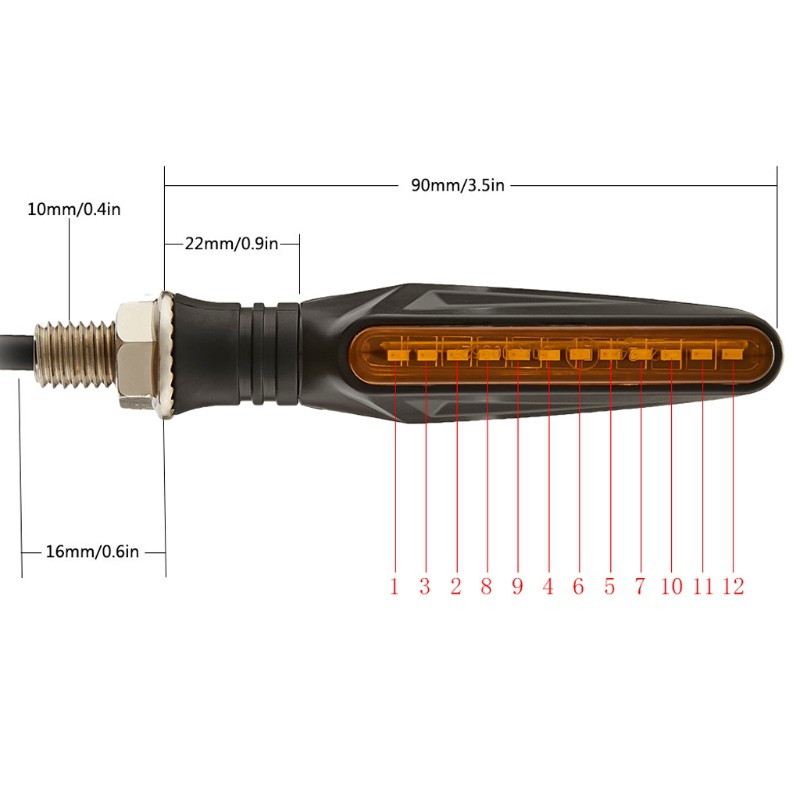 Đèn Led Xi Nhan Cho Xe Mô Tô E11