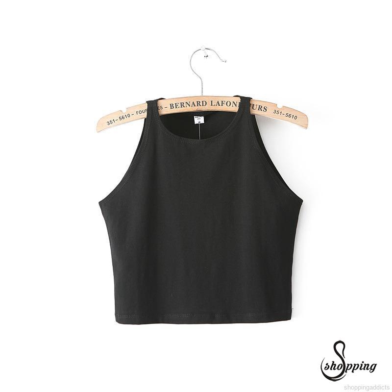 Áo lửng nữ không tay thời trang quyến rũ | BigBuy360 - bigbuy360.vn