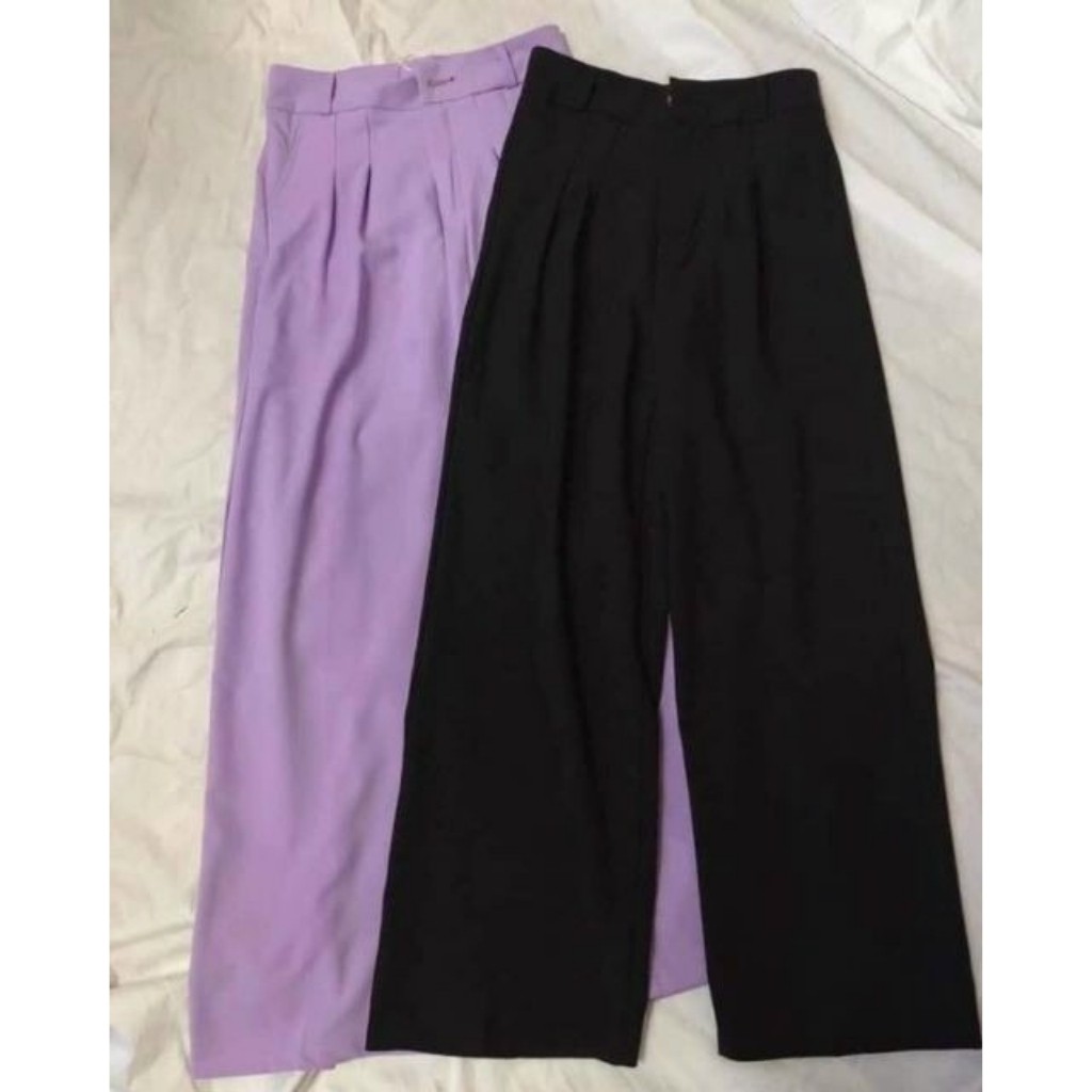 Quần Ống Rộng Culottes Xuông Dài 100cm Ulzzang