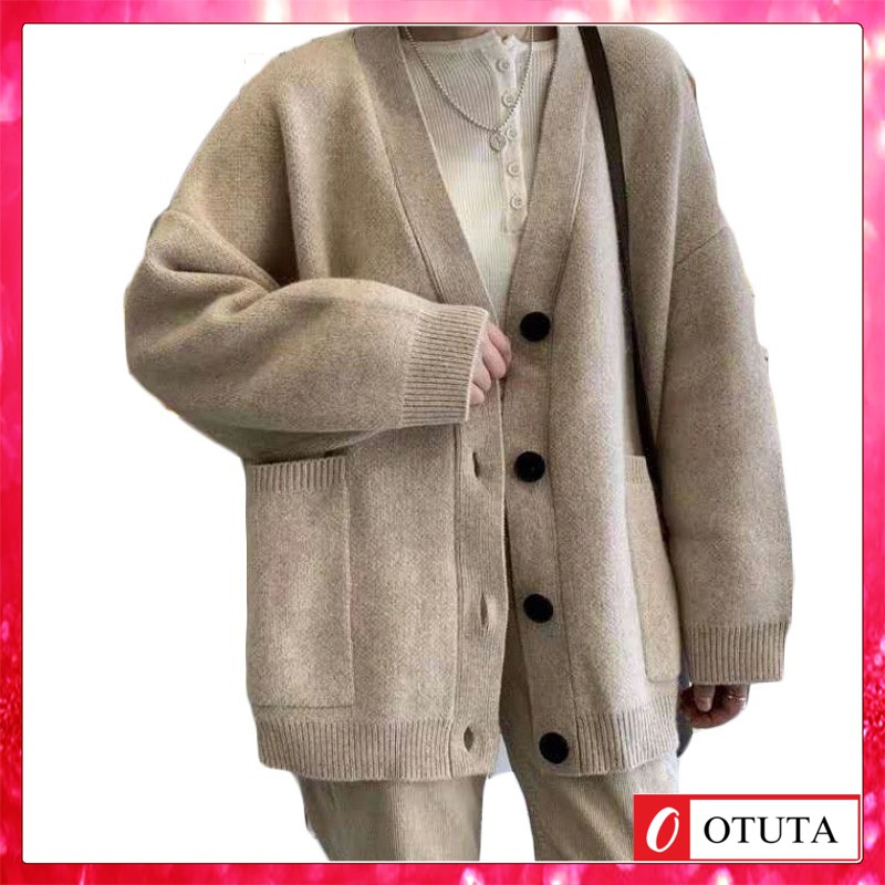 Áo len cadigan cài cúc siêu xinh | BigBuy360 - bigbuy360.vn