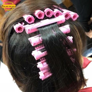 Bộ Trục Nhựa Kẹp Uốn Phồng Chân Tóc 3D