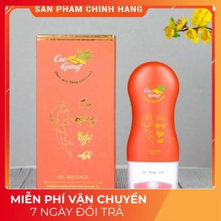 Thanh lăn cao gừng nghệ đỏ