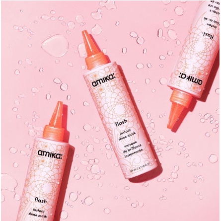 Mặt nạ giúp mềm tóc trong 60s AMIKA Flash Instant Shine Hair Gloss Mask