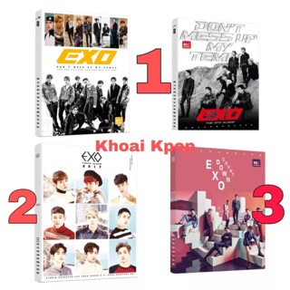 Photobook EXO DON'T MESS UP MY TEMPOtặng kèm 1 poster + 2 bookmart
