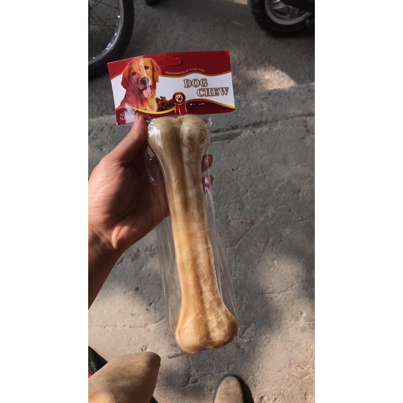 Xương da bò cho chó gặm sạch răng, hạn chế ngứa răng