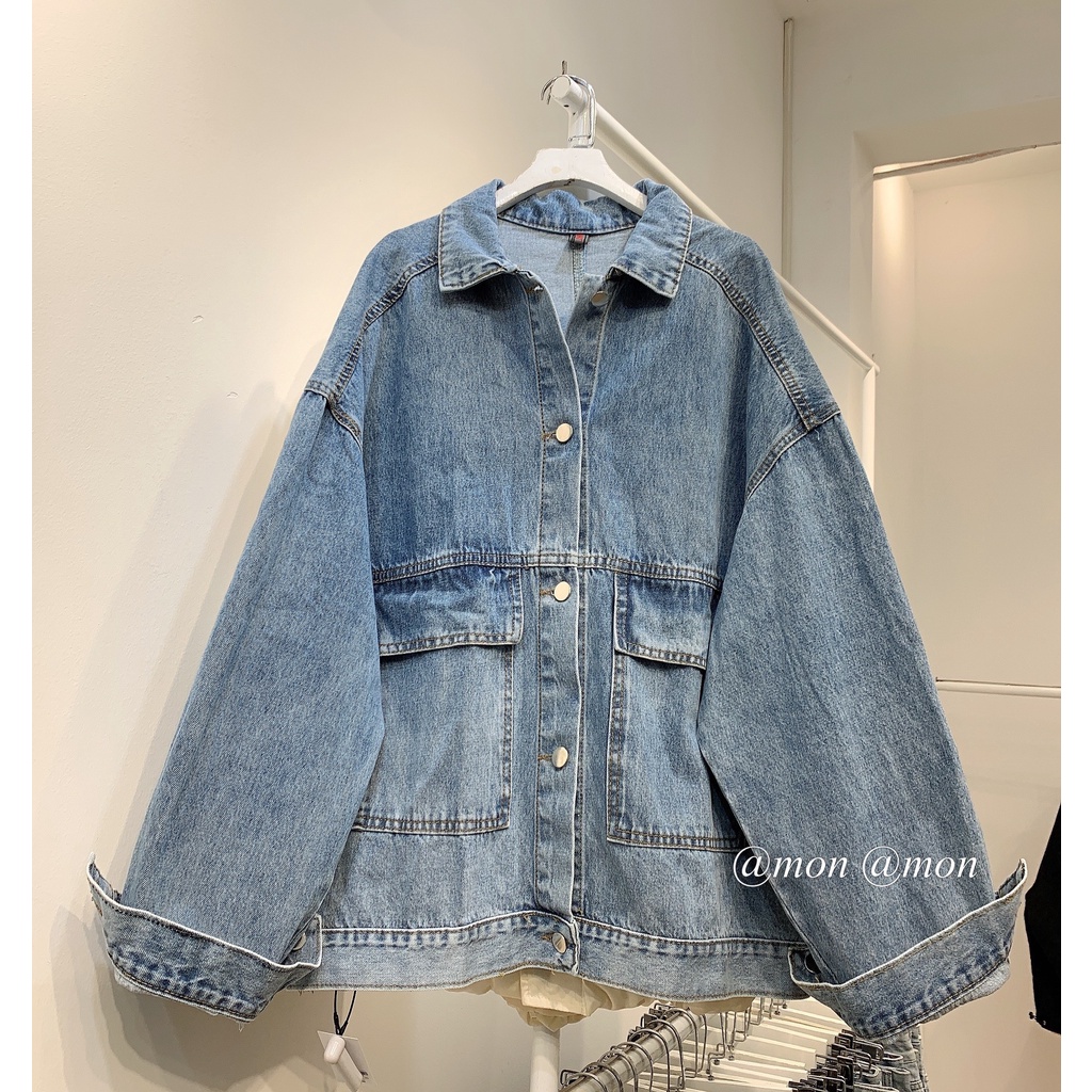 210684 Áo khoác jeans nữ - áo bò nữ ulzzang chất bò mềm freesize thời trang ulzzang