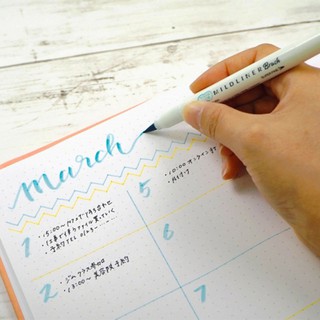 Bút 2 đầu Zebra Mildliner Brush ( 1 cây lẻ )