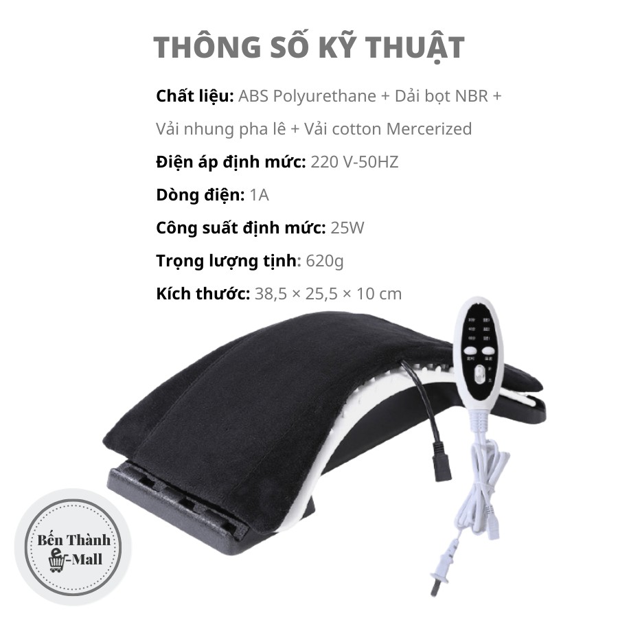 Khung nắn chỉnh lưng cột sống nhiệt Waist Relax WR306 [Điều trị đau cột sống, lưng thoát vị đĩa đệm]